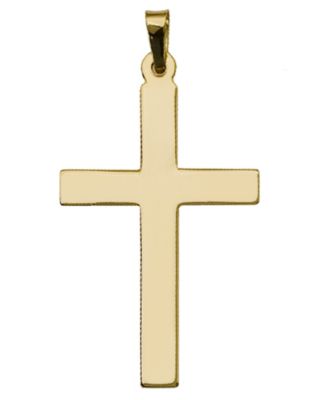 Cross Pendant in 14k Yellow Gold