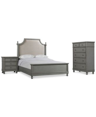 Bella Bedroom Furniture, 3-Pc Set (Queen Bed, Nightstand & Chest ...