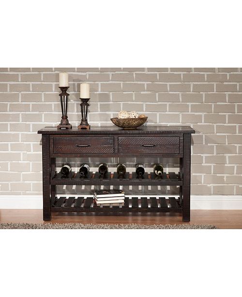 Martin Svensson Home Barn Door Collection Sofa Table Espresso