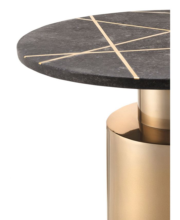 TOV Furniture Terzo Marble Side Table & Reviews Furniture Macy's