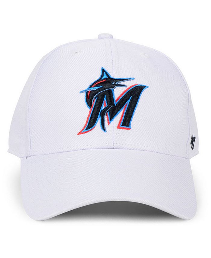 '47 Brand Miami Marlins White MVP Cap - Macy's
