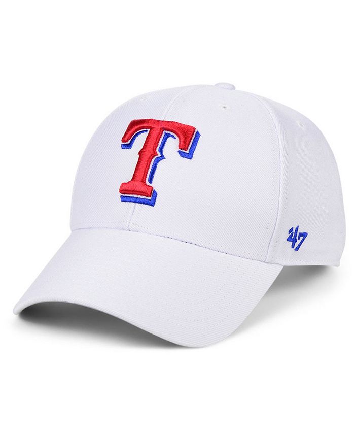 47 Brand Texas Rangers Black White MVP Cap - Macy's
