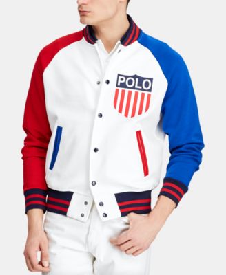 Polo Ralph Lauren Men s Polo Shield Chariots Baseball Jacket Macy s