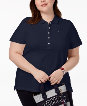 Tommy Hilfiger Plus Size Pique Polo Shirt Created for Macy's