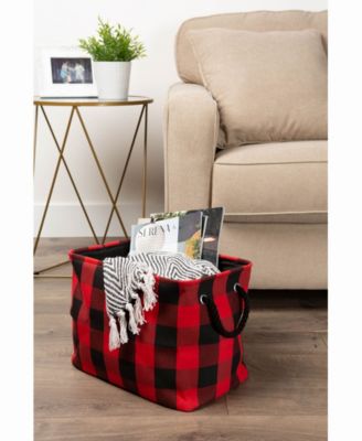 Design Imports Design Import Storage Bin Buffalo Check, Rectangle