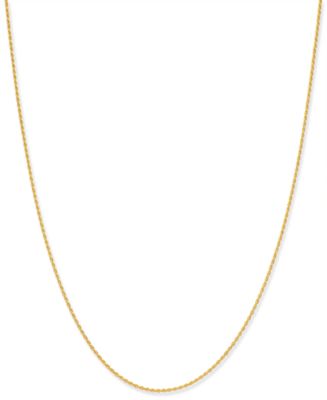 18k Gold Thin Mens Necklace Chain Gold Chain Necklace Thin 