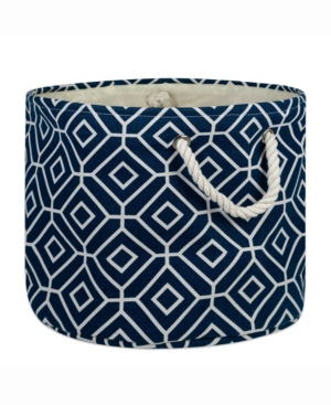 Design Import Storage Bin Stained Glass Round