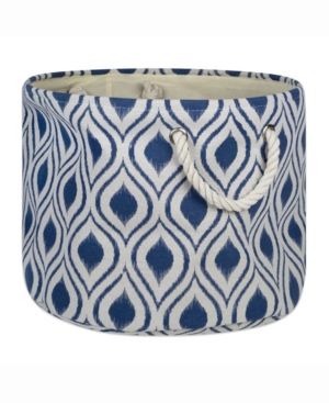 Design Import Storage Bin Ikat Round