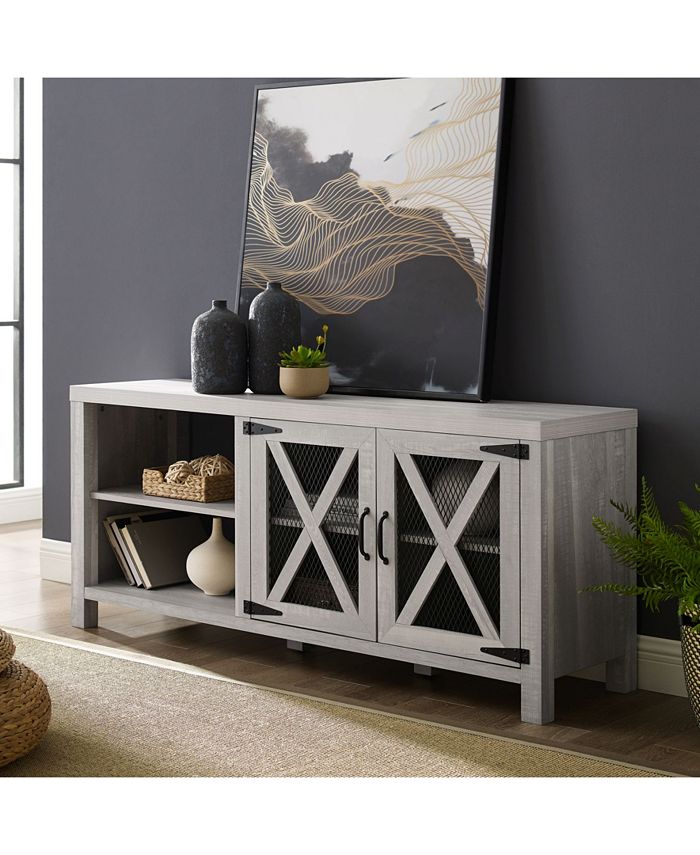 Walker Edison 58" Industrial Farmhouse Tv Stand Macy's