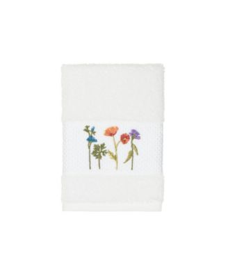 Turkish Cotton Serenity Embellished Washcloth