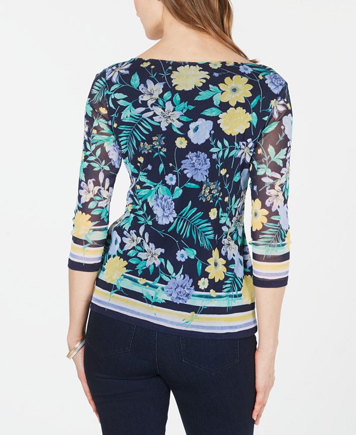 macys boat neck tops