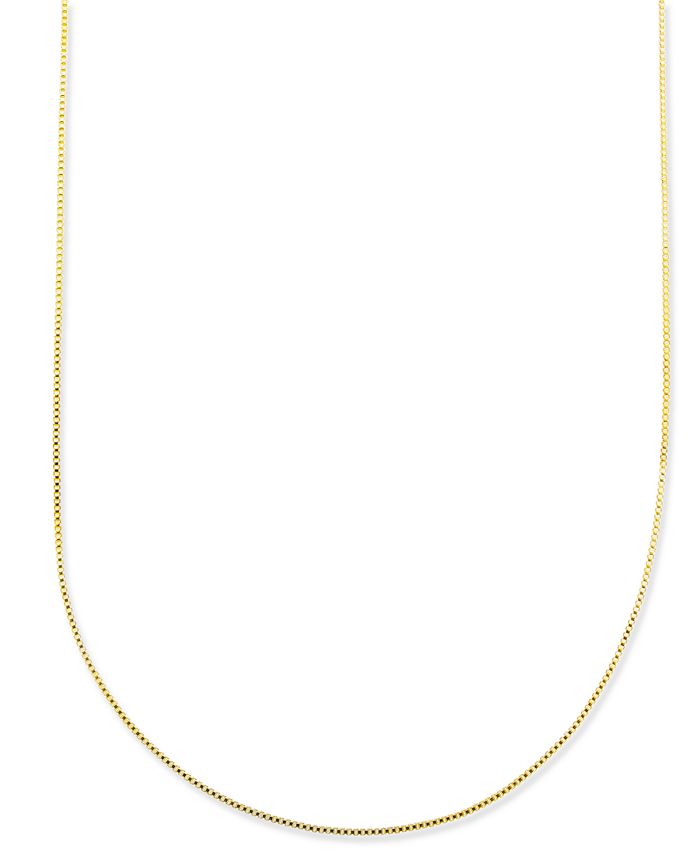 Macy's 18k deals gold necklace