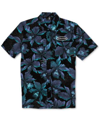 Volcom - Big Boys Resorto Vallarta Classic-Fit Floral-Print Shirt