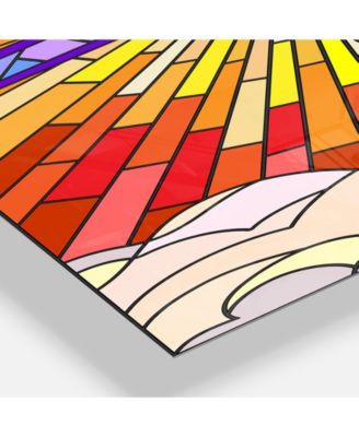 Design Art Designart Oversized Rustic Metal Wall Clock