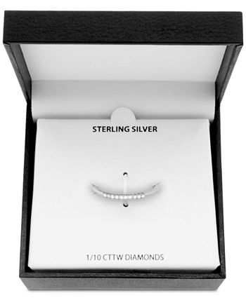 Macy's - Diamond Anniversary Ring (1/10 ct. t.w.) in Sterling Silver