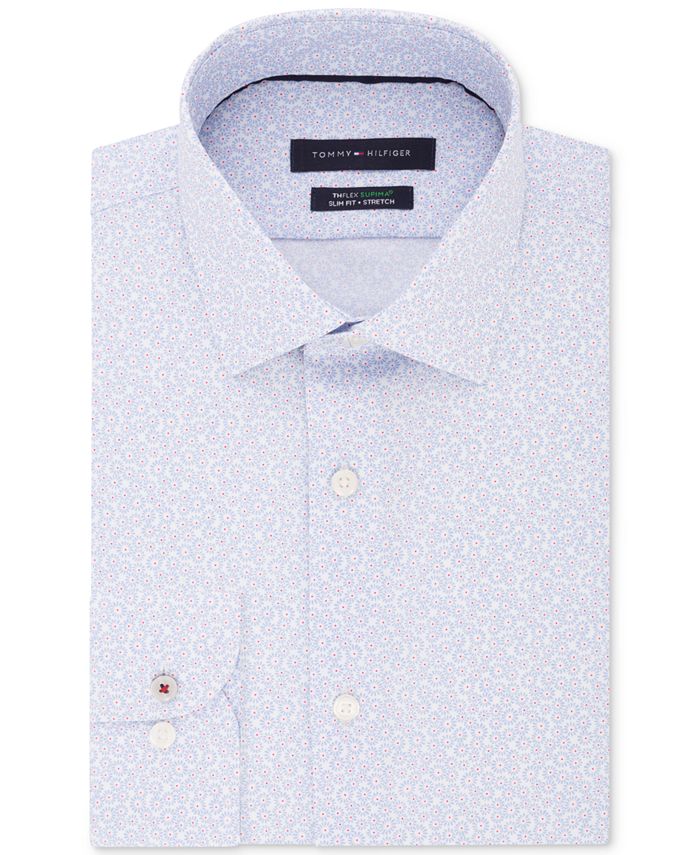tommy hilfiger th flex supima dress shirt