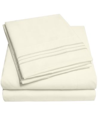 Microfiber 3-Pc. Sheet Set, Twin