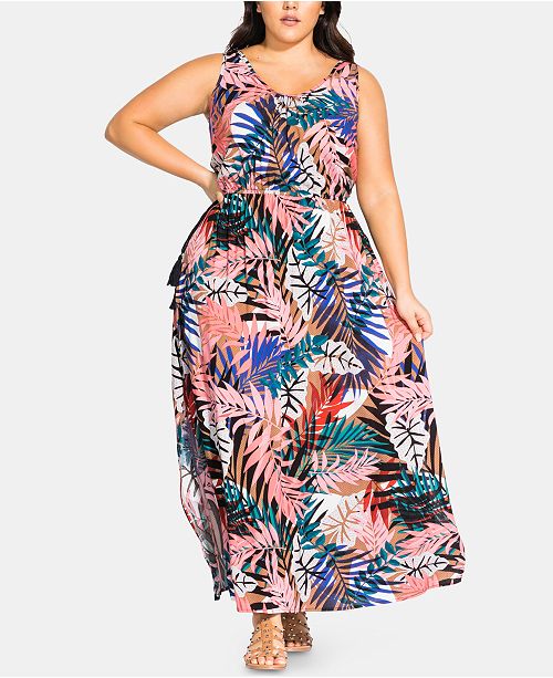 City Chic Plus Size Copacabana Sleeveless Maxi Dress Reviews
