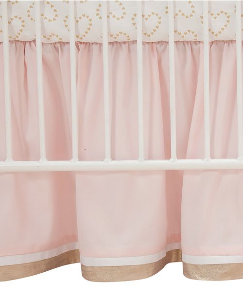 Lambs Ivy Confetti Hearts Nursery 4 Piece Baby Crib Bedding Set