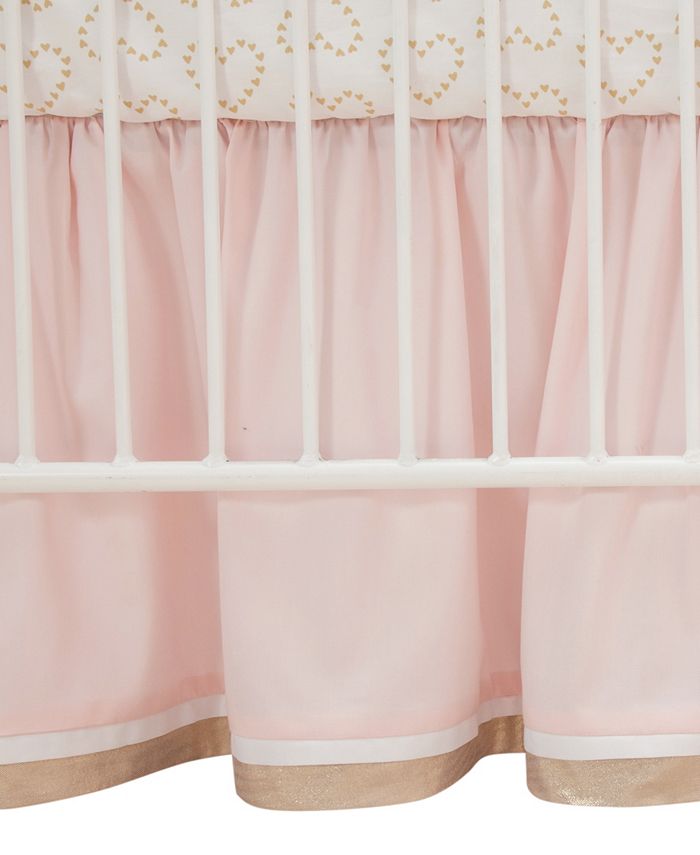 Lambs & Ivy Confetti Hearts Nursery 4Piece Baby Crib Bedding Set Macy's