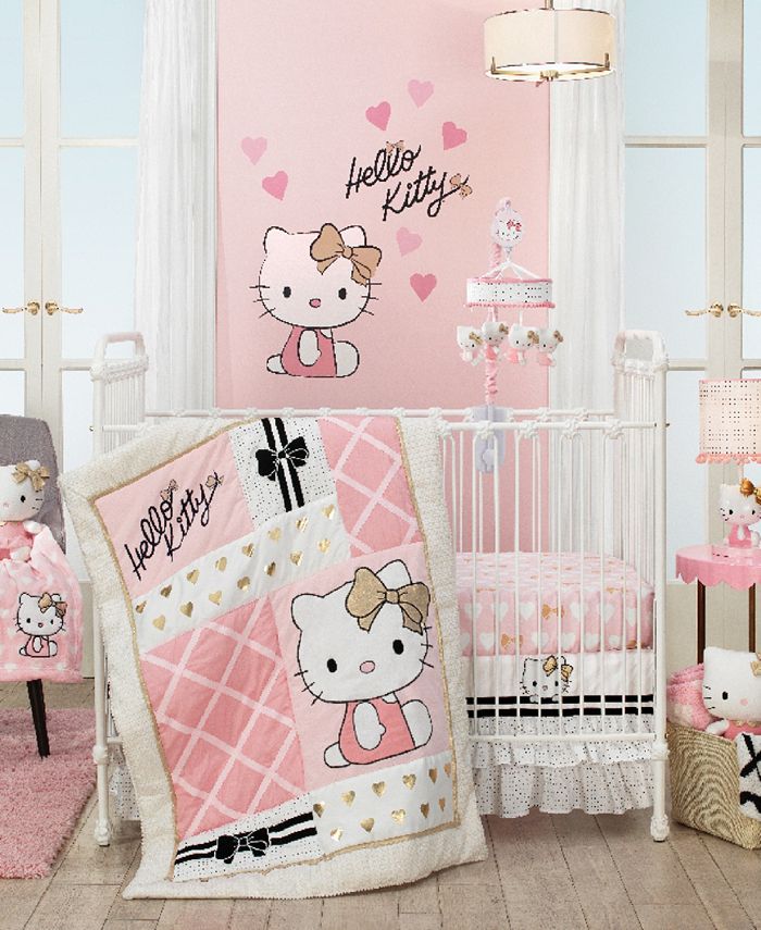 Hello kitty crib bumper clearance