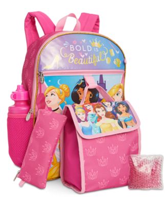 disney princess backpack with lunch bag