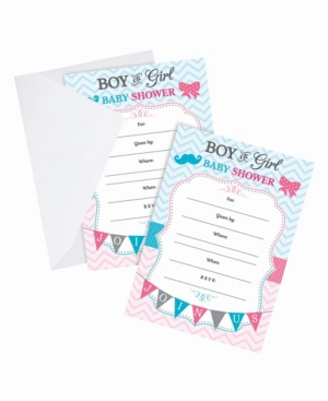 Lillian Rose Gender Reveal Baby Shower 8 Invitations