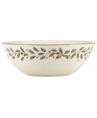 Lenox Holiday Serving Bowl 72 oz. Macy s