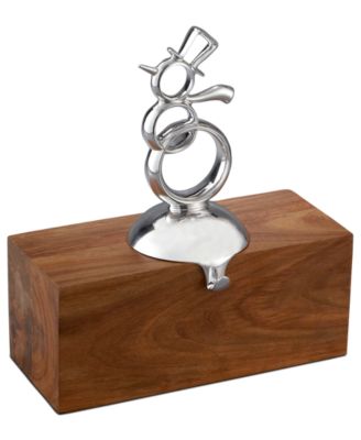 Nambé - Snowman Stocking Holder
