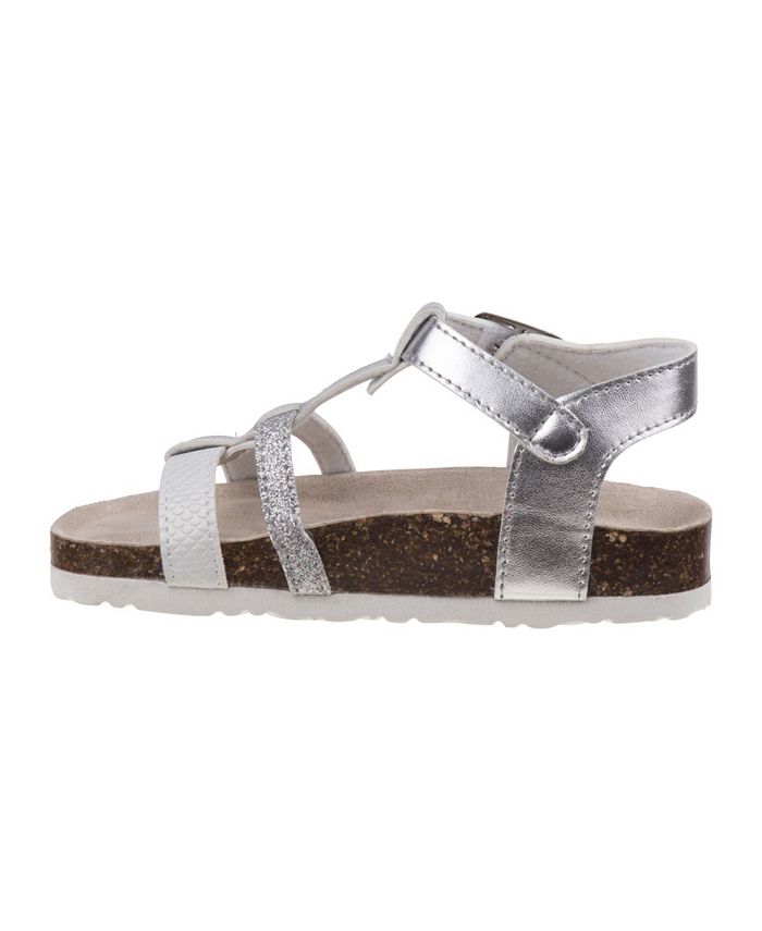 Laura Ashley Every Step T-Strap Cork Lining Sandals - Macy's