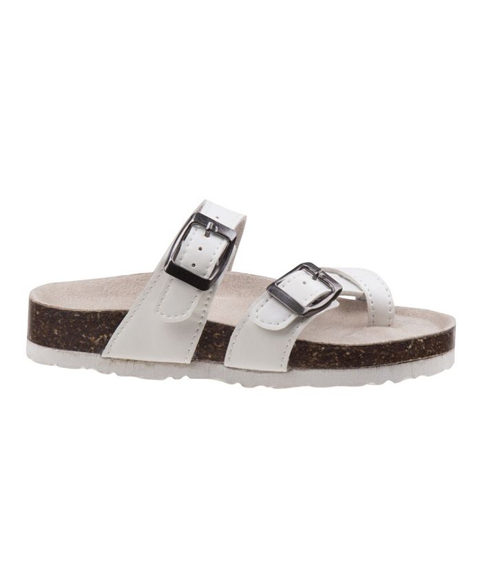 Laura Ashley Every Step Buckle Cork Lining Sandals - Macy's
