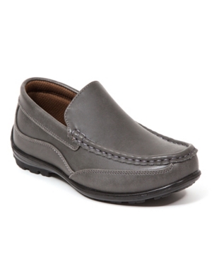 Deer Stags Little and Big Boys Booster Driving Moc Style Dress Comfort Loafer
