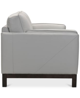 CLOSEOUT! Virton 63" Leather Loveseat, Created for Macy's