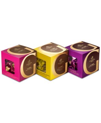 Godiva - 3-Pc. Milk, Dark & Caramel G Cube Set