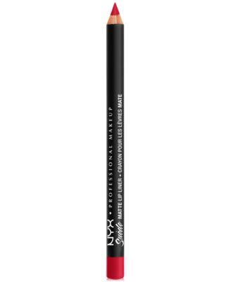 Nyx Professional Makeup Suede Matte Lip Liner - Spicy true red 4$