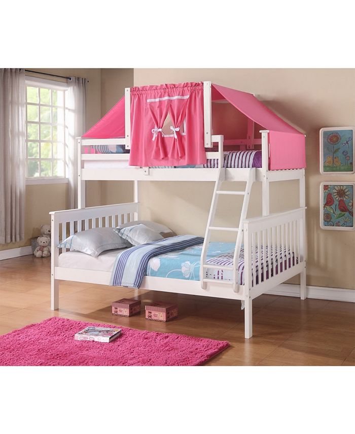 Donco Kids Twin Over Full Mission Bunk, Mission Twin Bunk Beds
