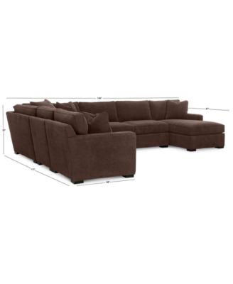 Radley 5-Piece Fabric Chaise Sectional Sofa, Created for Macy's