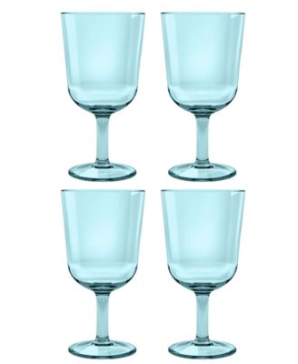Simple Wine Premium Plastic Glasses, Set of 6