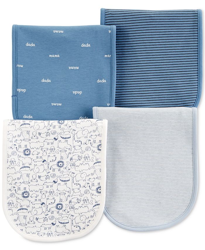 Carter's Baby Boys 4Pack Burp Cloths Macy's
