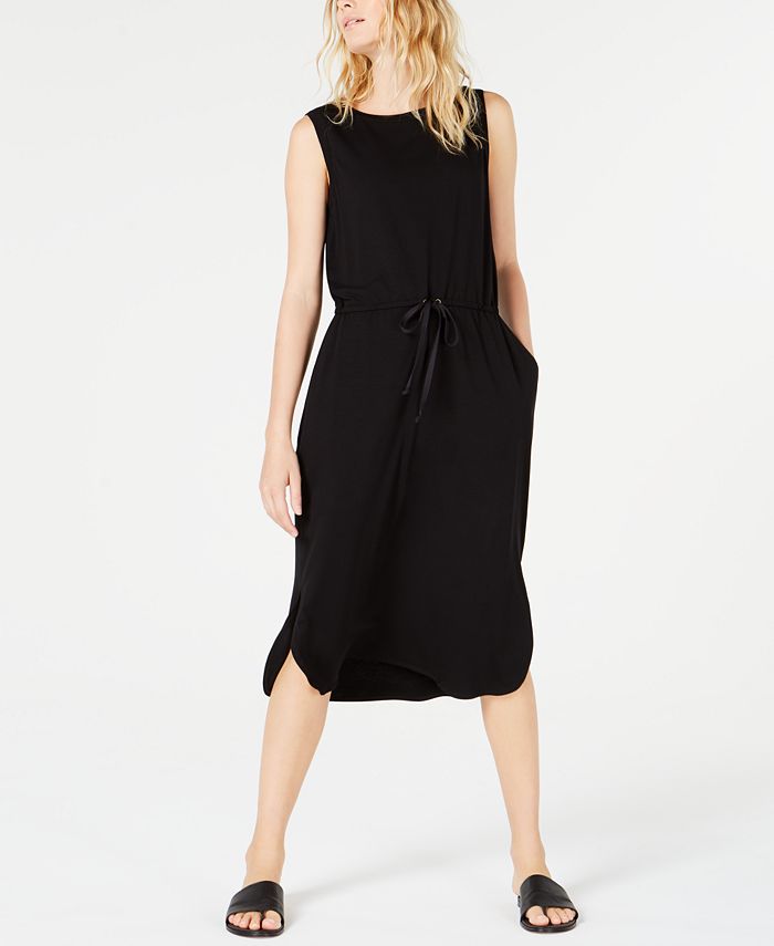 Eileen fisher shop drawstring dress
