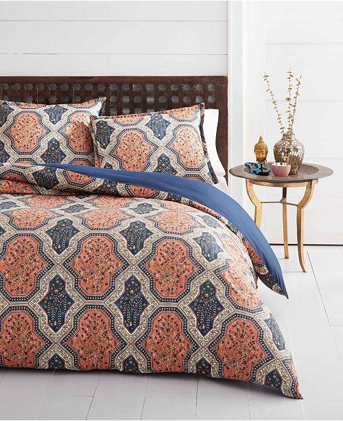 Azalea Skye Rhea Orange Duvet Set King Reviews Duvet Covers