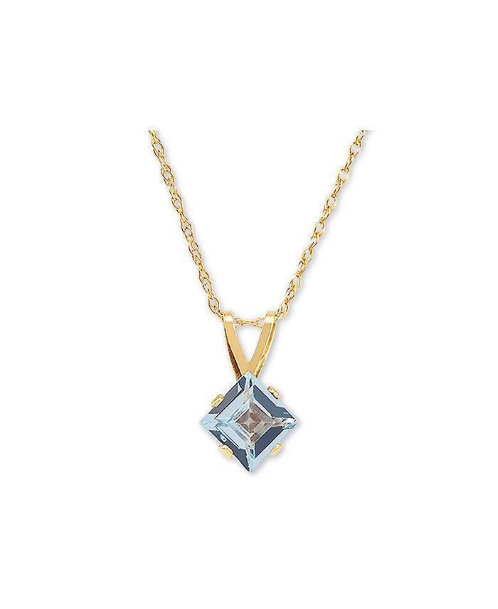 Macy's blue topaz clearance necklace