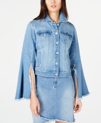 INC International Concepts - Flare-Sleeve Jean Jacket