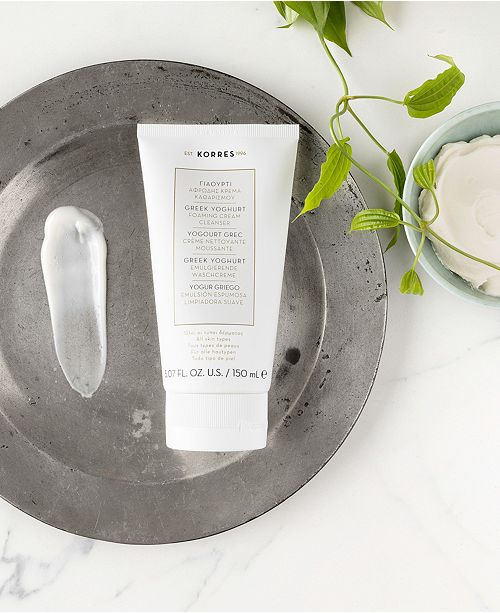 KORRES Greek Yoghurt Foaming Cream Cleanser, 5.07 fl oz. & Reviews