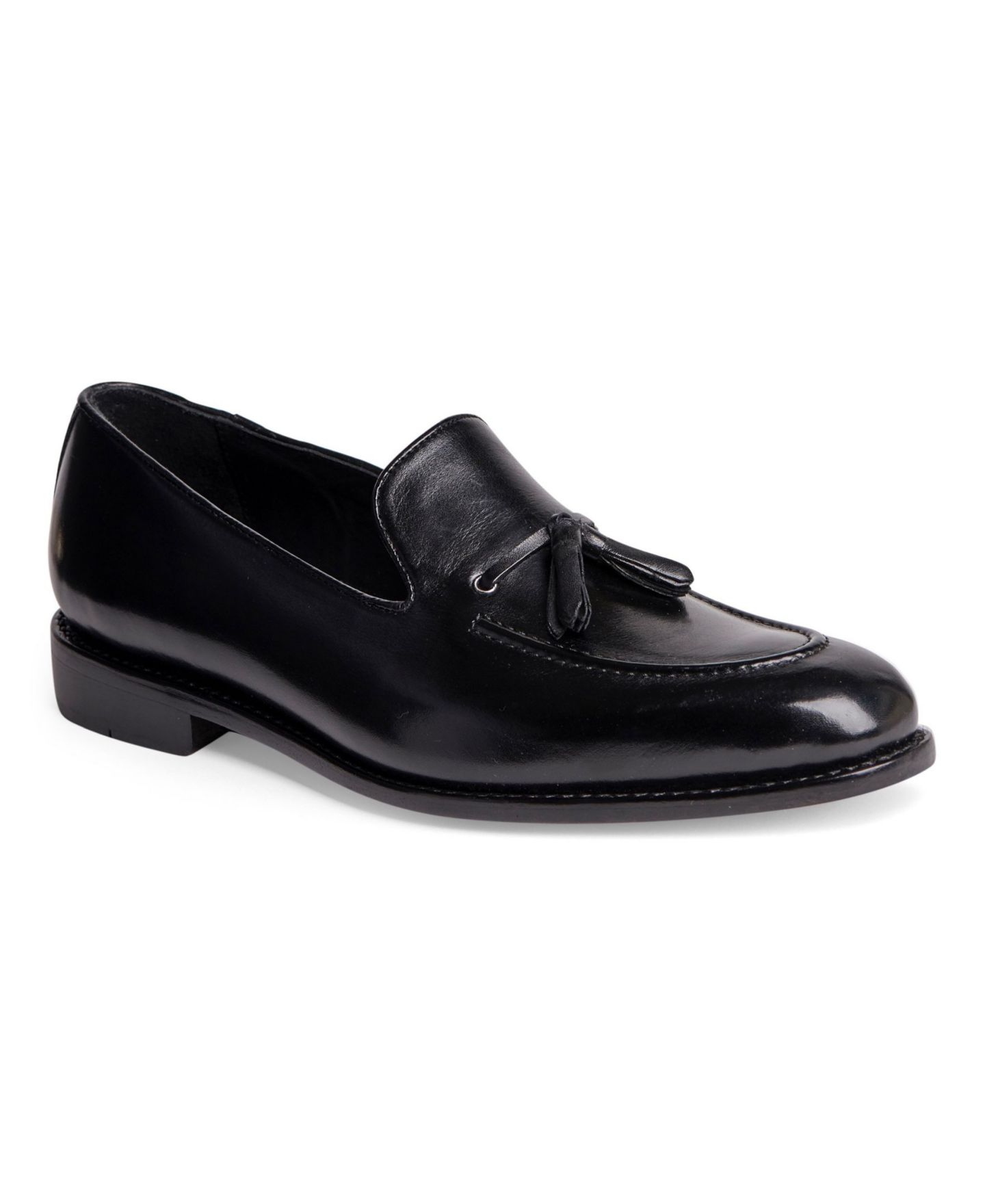 Мужские туфли Anthony Veer Kennedy Tassel Dress Loafer, цвет: Чёрный — фото 1
