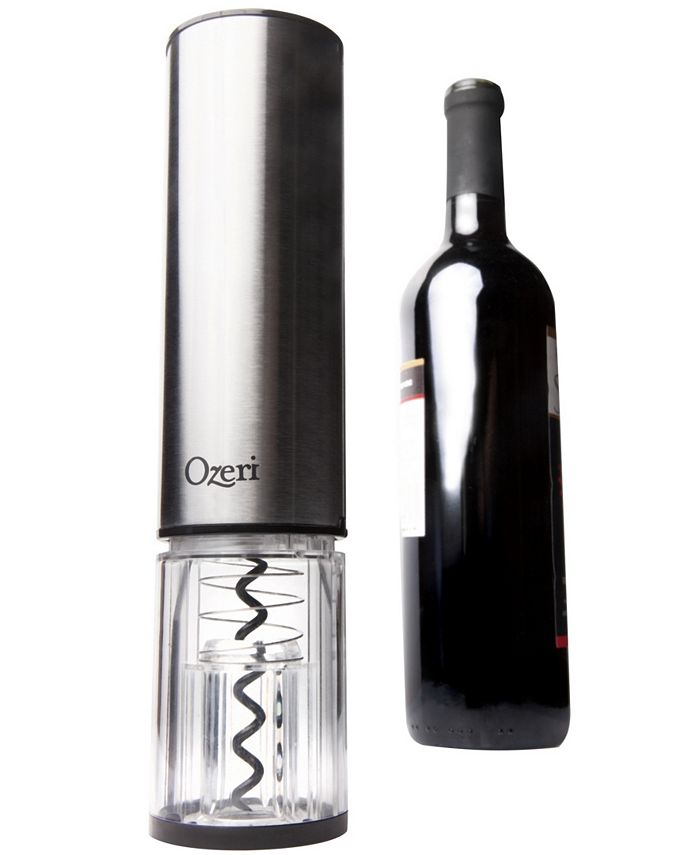 Ozeri Extravo Electric Wine Opener in Stainless Steel with Auto