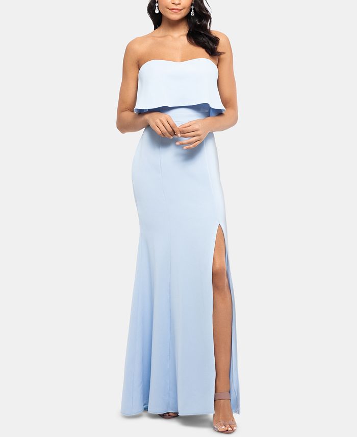 Strapless popover hot sale dress