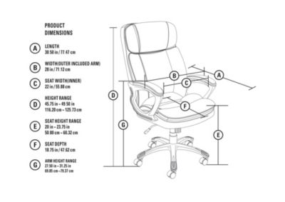 Big and Tall Executive Office Chair