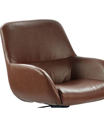 Tommy Hilfiger - Forester Leather Office Chair, Quick Ship