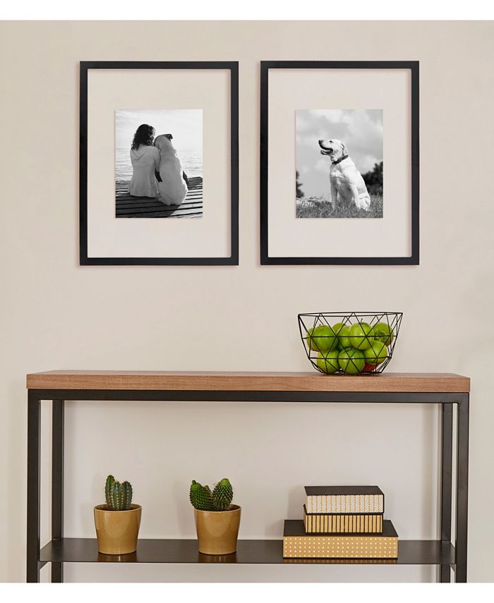 DesignOvation Gallery Float Glass Picture Frame, Set of 2 Macy's